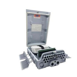 FTTH Outdoor ABS 24 Core Fiber Optic Closure Box Plastic cajas de fibra NAP CTO Distribution Box